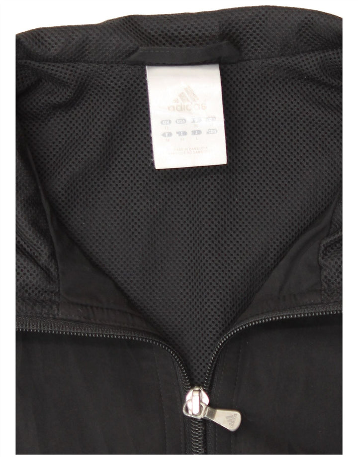 Γυναικεία αθλητική φόρμα Adidas Top Jacket UK 12 Medium Black Polyester