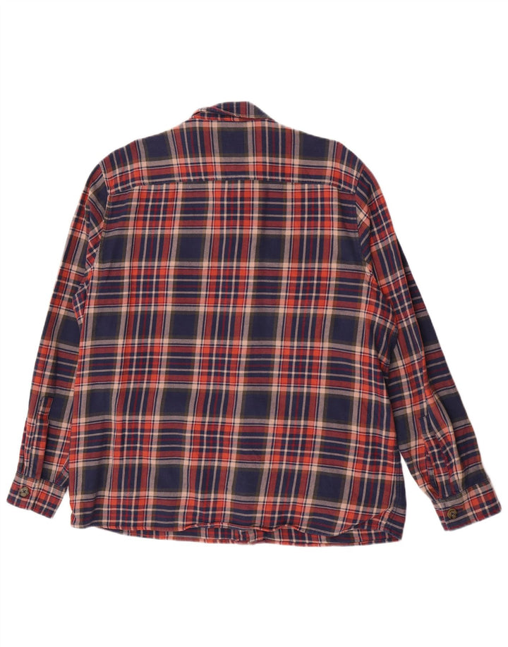 Ανδρικό φανελένιο πουκάμισο Crew Clothing XL Πολύχρωμο βαμβακερό καρό