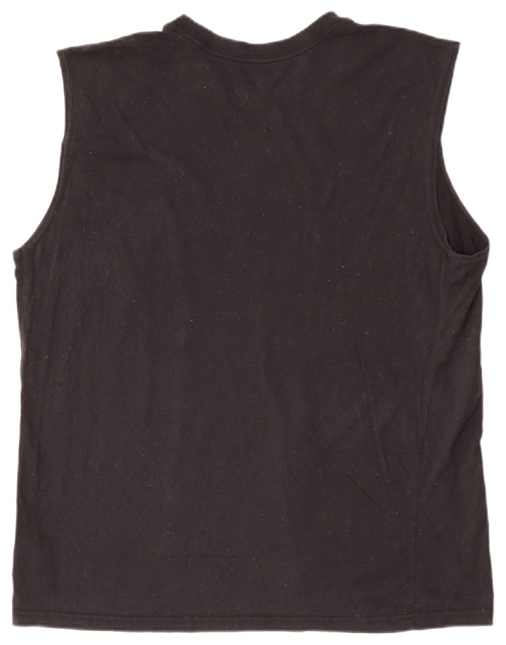 Ανδρικό φανελάκι NIKE Dri Fit XL Μαύρο βαμβακερό