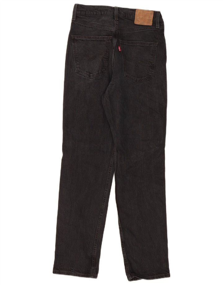 Γυναικείο τζιν Levi's Tapered W26 L29 μαύρο βαμβακερό