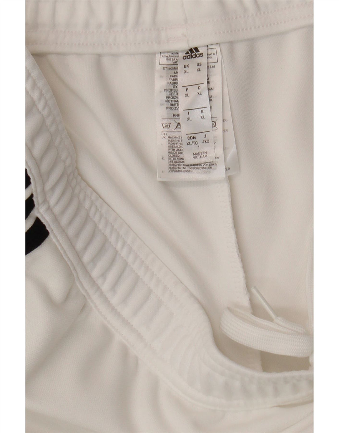 Adidas Ανδρική φόρμα Climacool Παντελόνι XL Λευκό Πολυεστέρας
