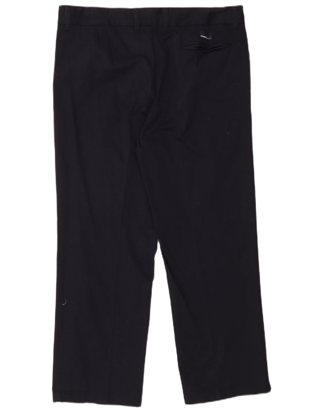 CERRUTI Mens Straight Chino Trousers IT 56 3XL W40 L29 Navy Blue Cotton