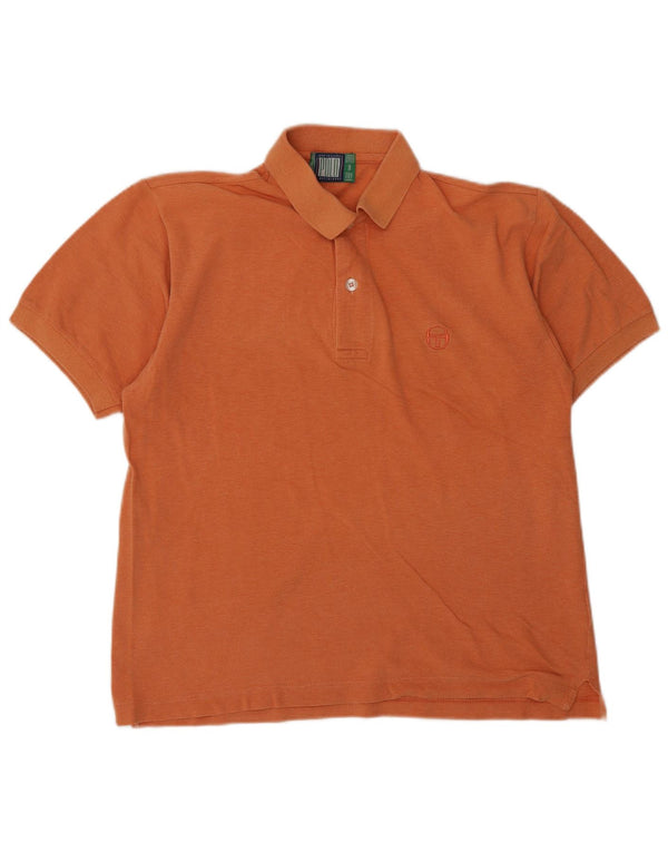Sergio Tacchini Ανδρικό Πόλο Μπλουζάκι IT 44 XS Πορτοκαλί βαμβακερό