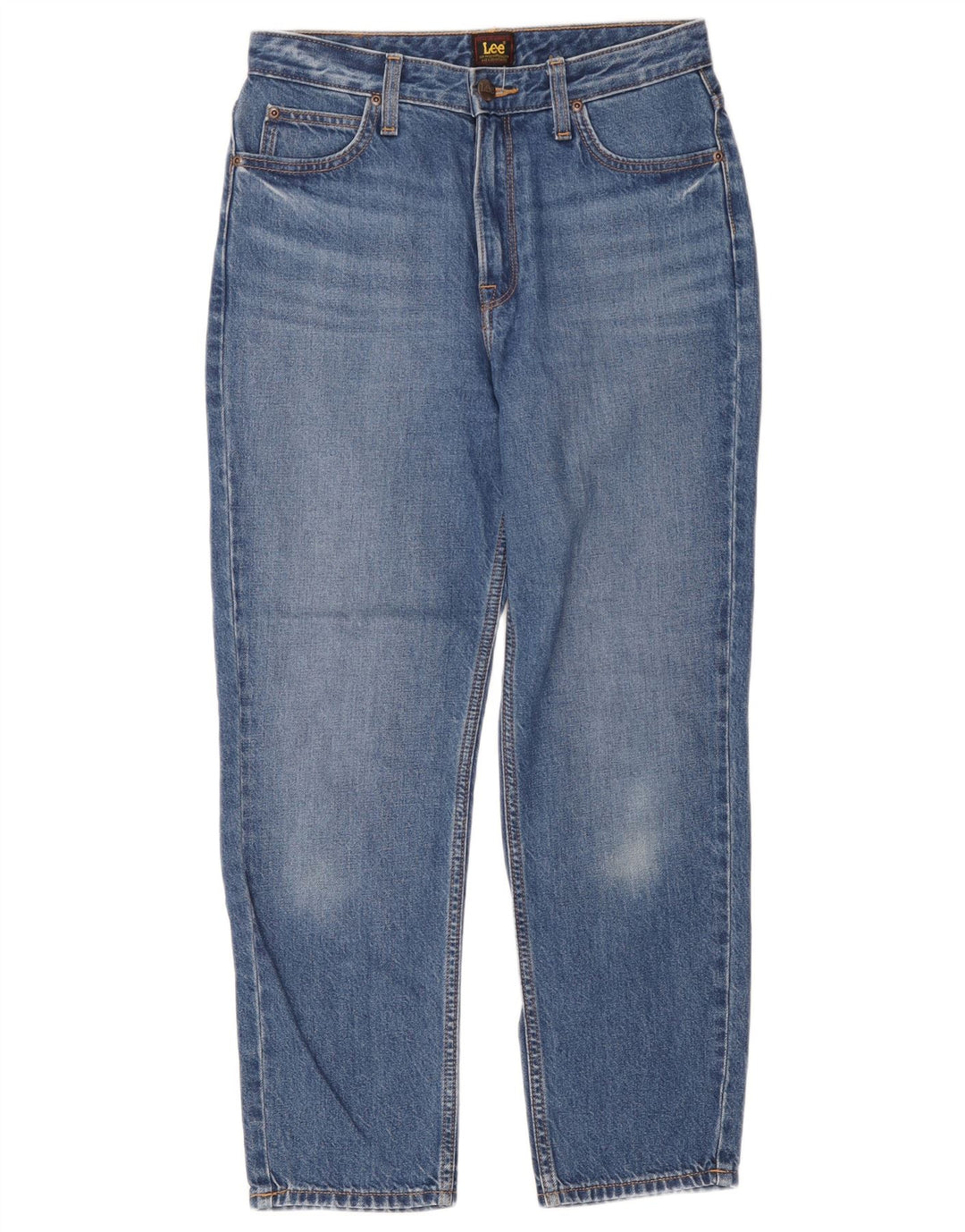 Lee Mens Carol Cropped Jeans W28 L25 Blue Cotton