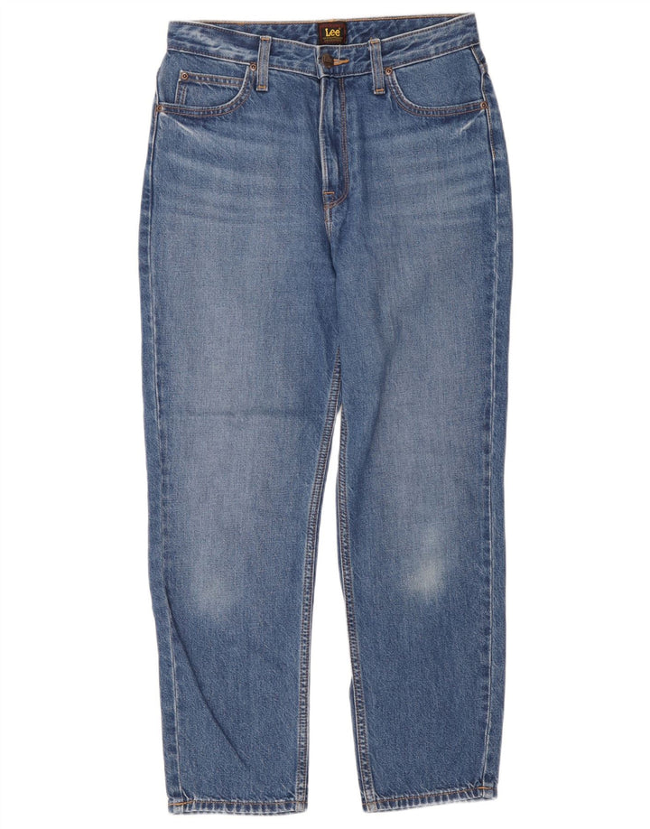 Lee Mens Carol Cropped Jeans W28 L25 Blue Cotton