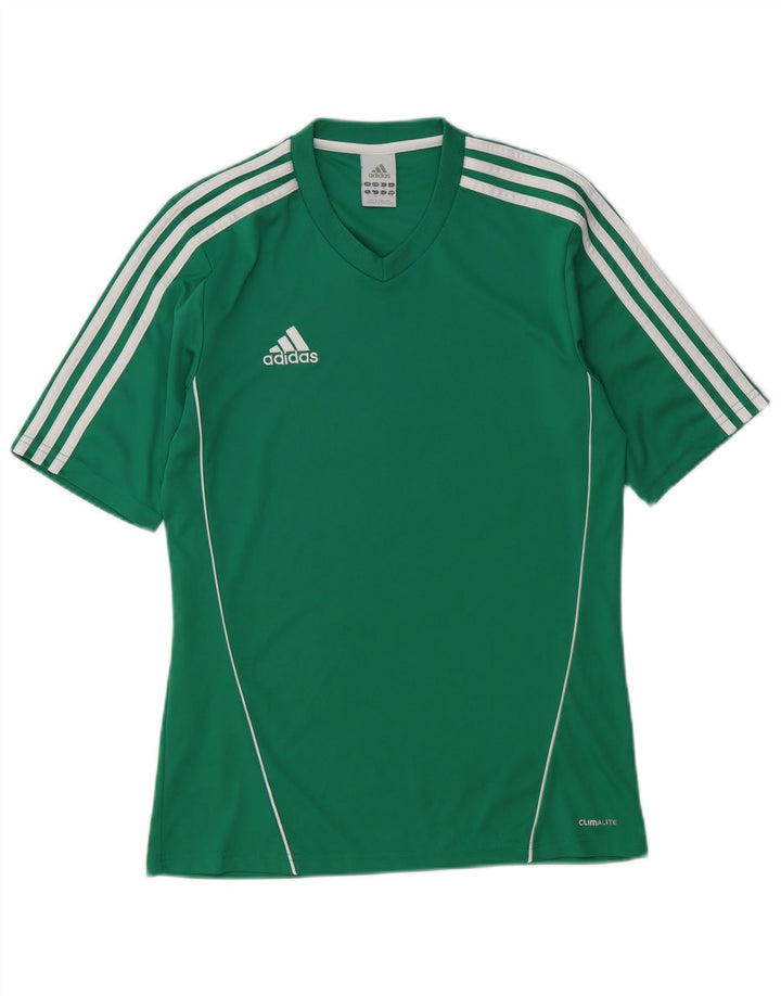 Adidas Ανδρικό T-Shirt Climalite Top Small Green Polyester
