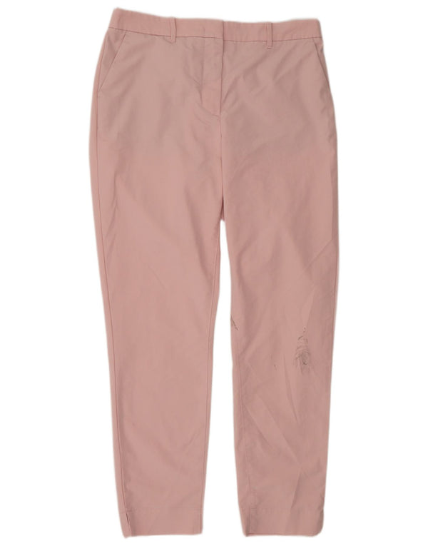 Γυναικείο ψηλόμεσο παντελόνι Chino Marks & Spencer UK 12 Medium W30 L30 Pink
