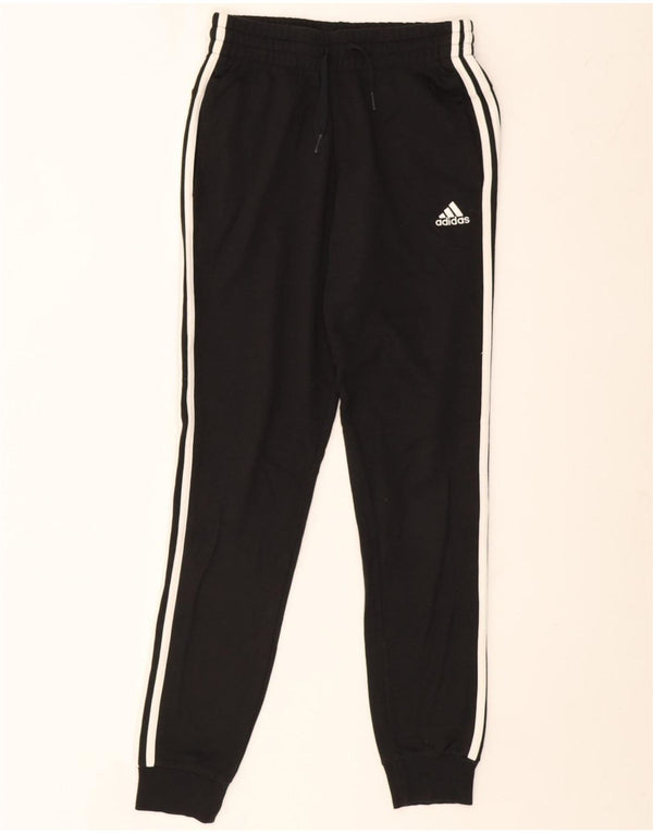 Adidas Γυναικεία φόρμα παντελόνι Joggers UK 4/6 XS Μαύρο βαμβακερό