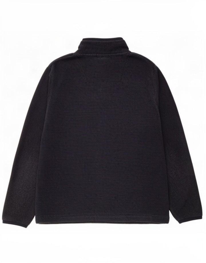 Weird Fish ανδρικό φούτερ με φερμουάρ Jumper XL Navy Blue Polyester