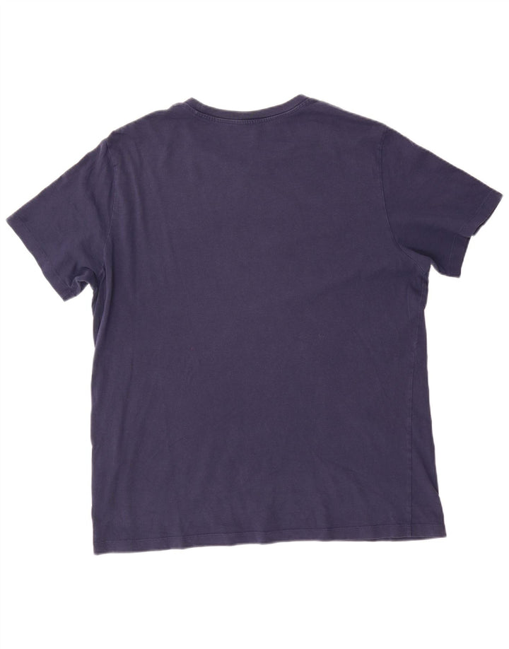 Ανδρικό γραφικό T-Shirt Levi's Top Large Navy Blue από βαμβάκι