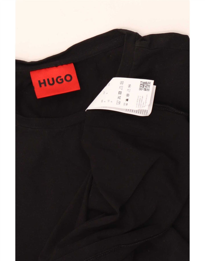 Ανδρικό T-Shirt Hugo Boss Top Μικρό μαύρο βαμβακερό