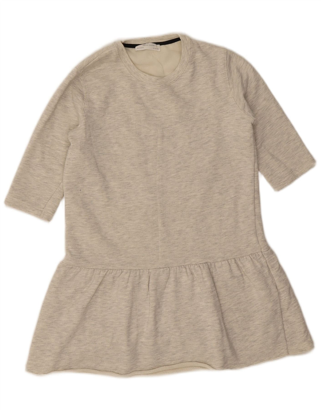 Zara Γυναικείο τουνίκ Φόρεμα UK 10 Small Grey Flecked Polyester