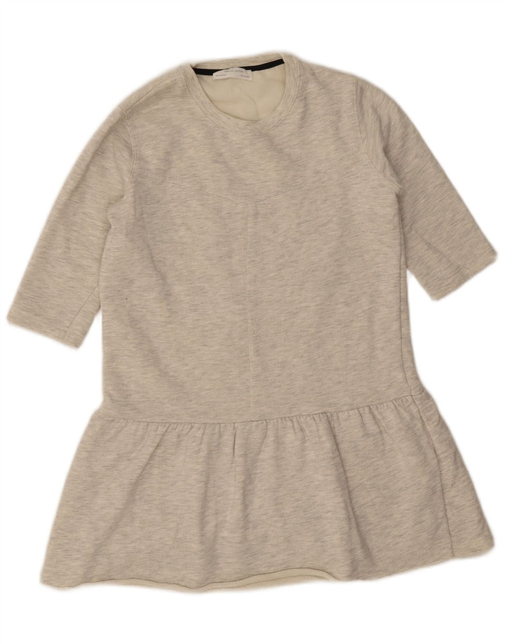 Zara Γυναικείο τουνίκ Φόρεμα UK 10 Small Grey Flecked Polyester