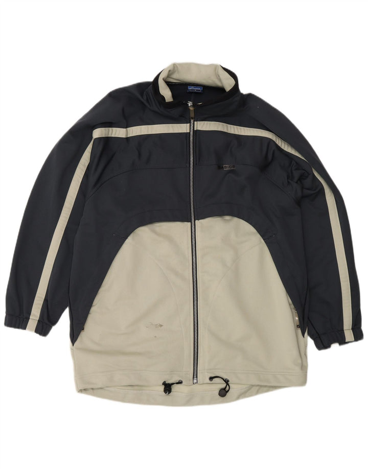 Ανδρική αθλητική φόρμα Asics Top Jacket Μεγάλο μπλε ναυτικό χρώμα πολυεστέρα