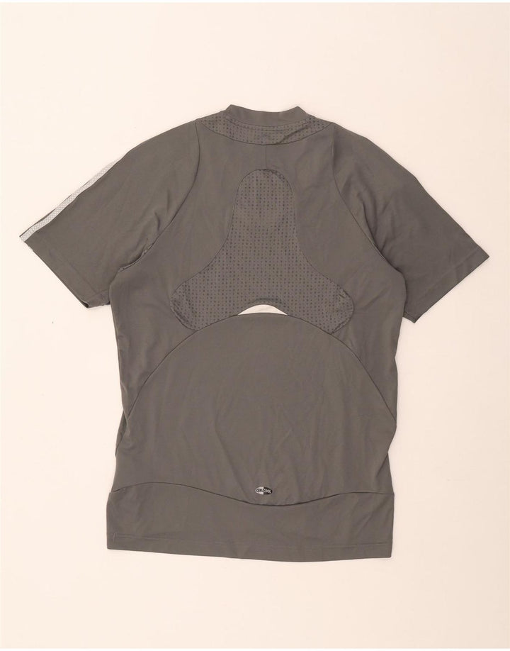 Adidas Ανδρικό T-Shirt Climacool Top Small Grey Colourblock Polyester