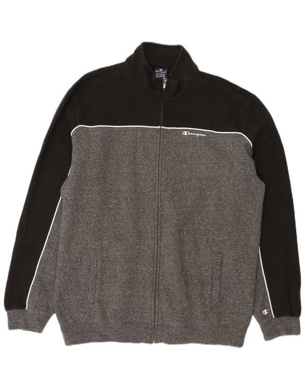 Ανδρική φόρμα Champion Top Jacket 3XL Γκρι Colourblock Βαμβακερό