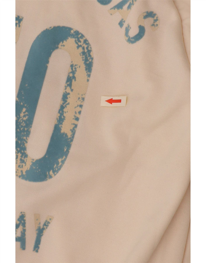 Γυναικεία αθλητική φόρμα γραφικών Puma Top Jacket UK 6 XS Λευκός Πολυεστέρας