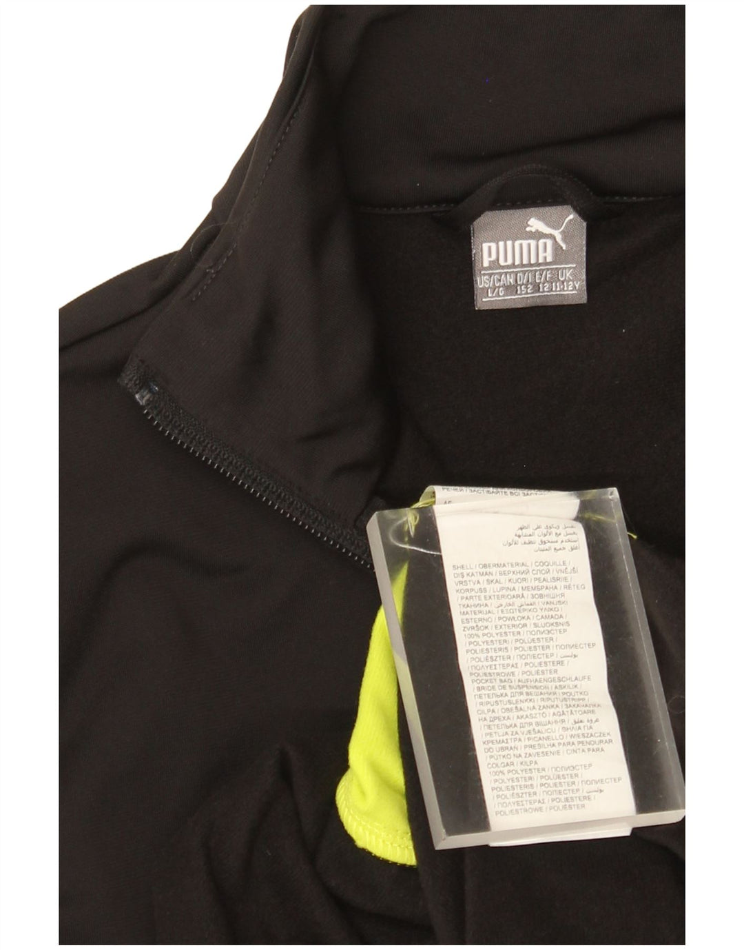 Puma Boys Graphic αθλητική φόρμα Top Jacket 11-12 Years Black Colourblock