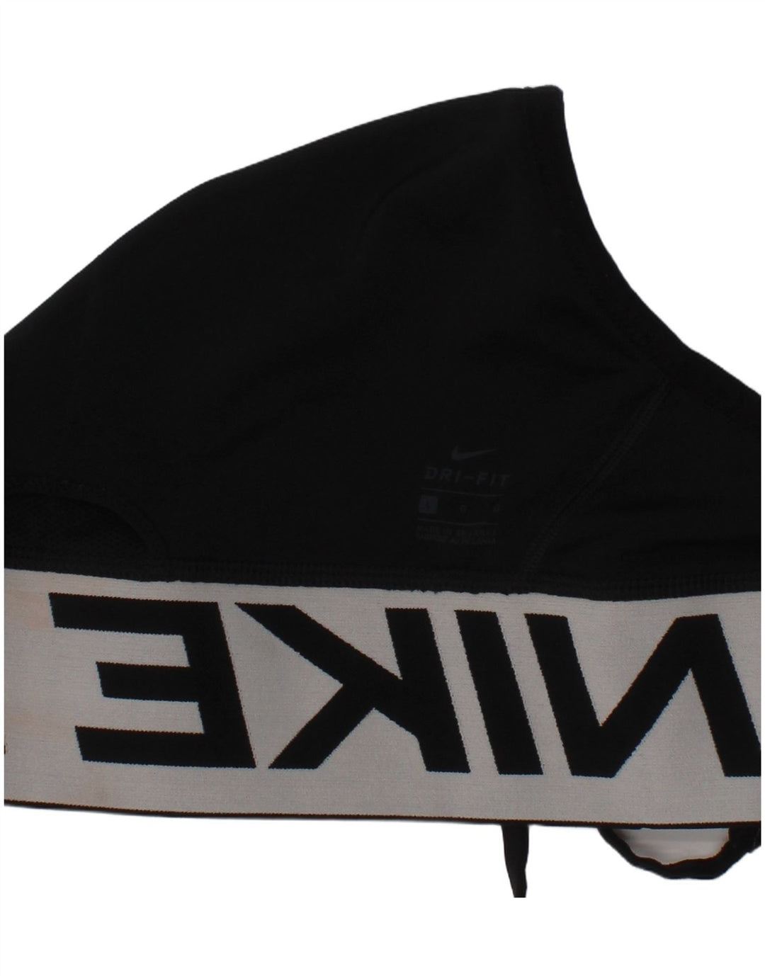 Γυναικείο αθλητικό σουτιέν Nike με γραφικό Dri Fit Top μεγάλο μαύρο πολυεστερικό αθλητικό