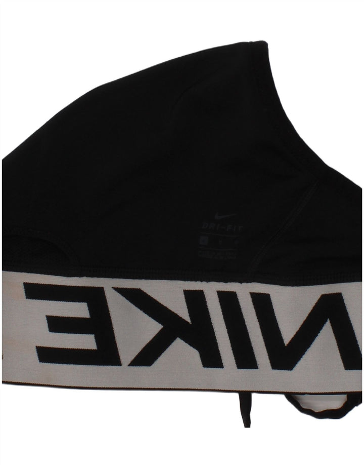 Γυναικείο αθλητικό σουτιέν Nike με γραφικό Dri Fit Top μεγάλο μαύρο πολυεστερικό αθλητικό