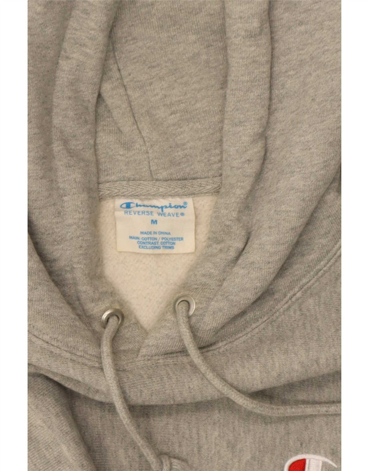 Ανδρικά Ανδρικά Ανδρικά Reverse Weave Jumper από μεσαίο γκρι βαμβάκι
