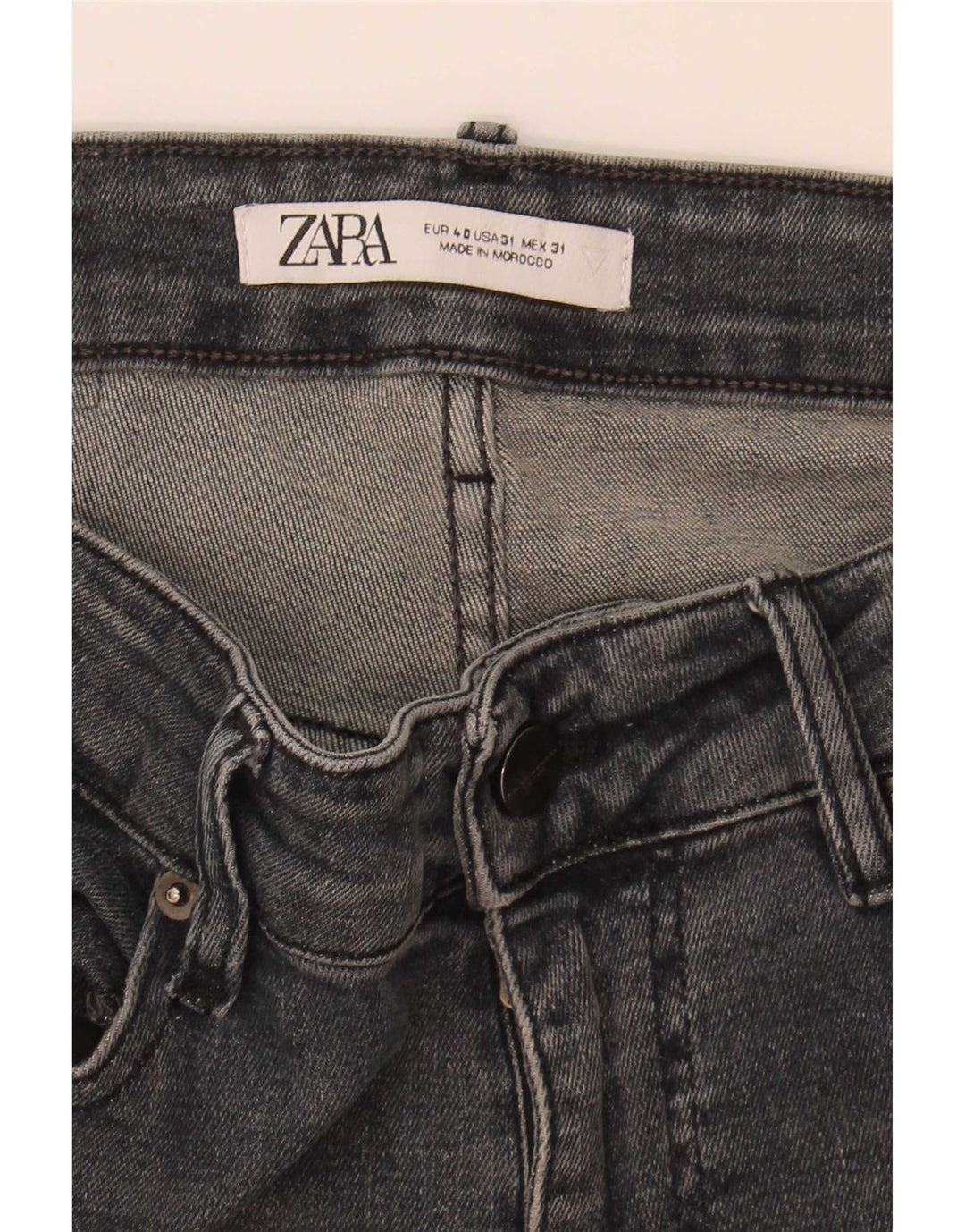 Ανδρικό Skinny Jeans Zara EU 40 Medium W31 L29 Γκρι