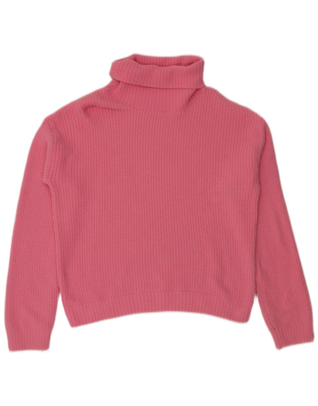 Marks & Spencer Girls Roll Neck Jumper πουλόβερ 13-14 ετών Ροζ Πολυαμίδιο