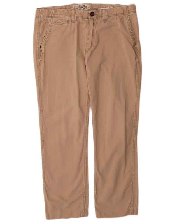 Ανδρικό ίσιο παντελόνι Chino Fat Face W34 L29 Μπεζ βαμβακερό