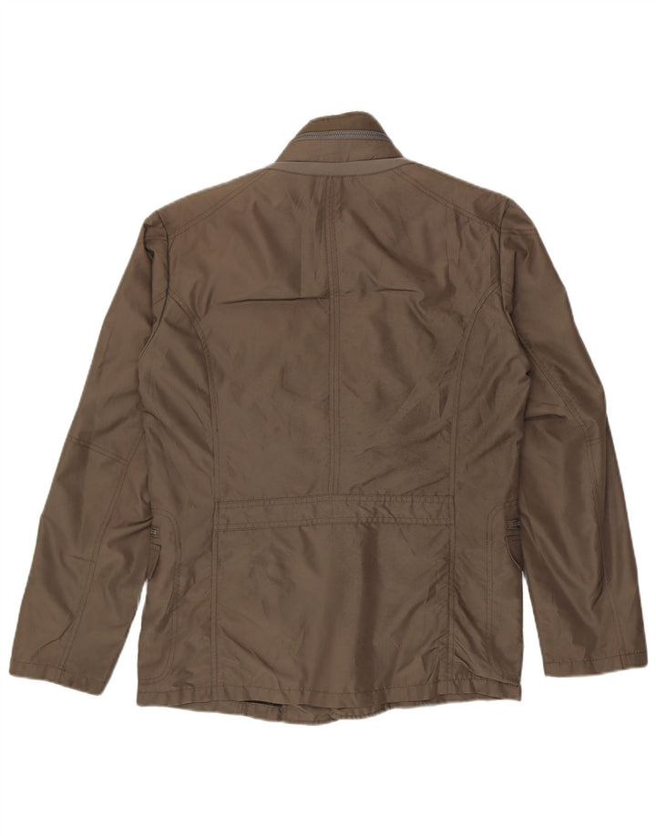 Geox Mens Respira Utility Jacket UK 40 Large Khaki Polyester
