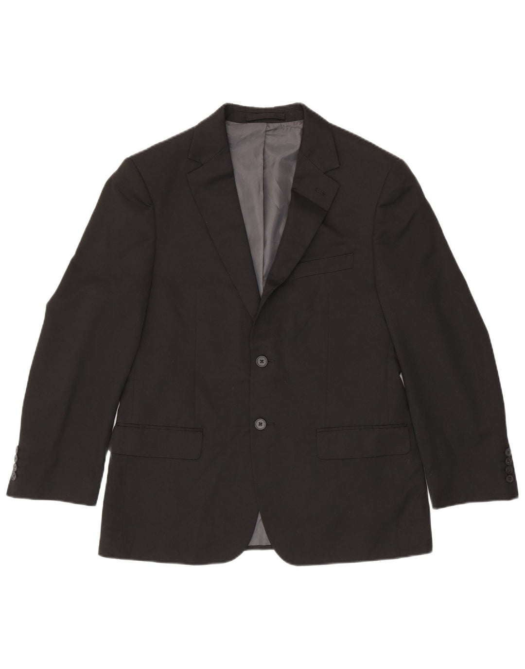 Marks & Spencer Ανδρικό κοντό σακάκι 2 κουμπιών UK 40 Medium Black