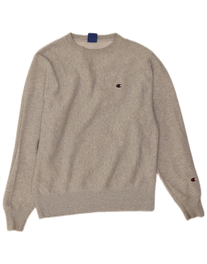 Ανδρικό φούτερ Champion Jumper Μικρό βαμβακερό σε γκρι φλιτζάνι