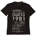 Ανδρικό γραφικό μπλουζάκι Guess Top Medium Μαύρο