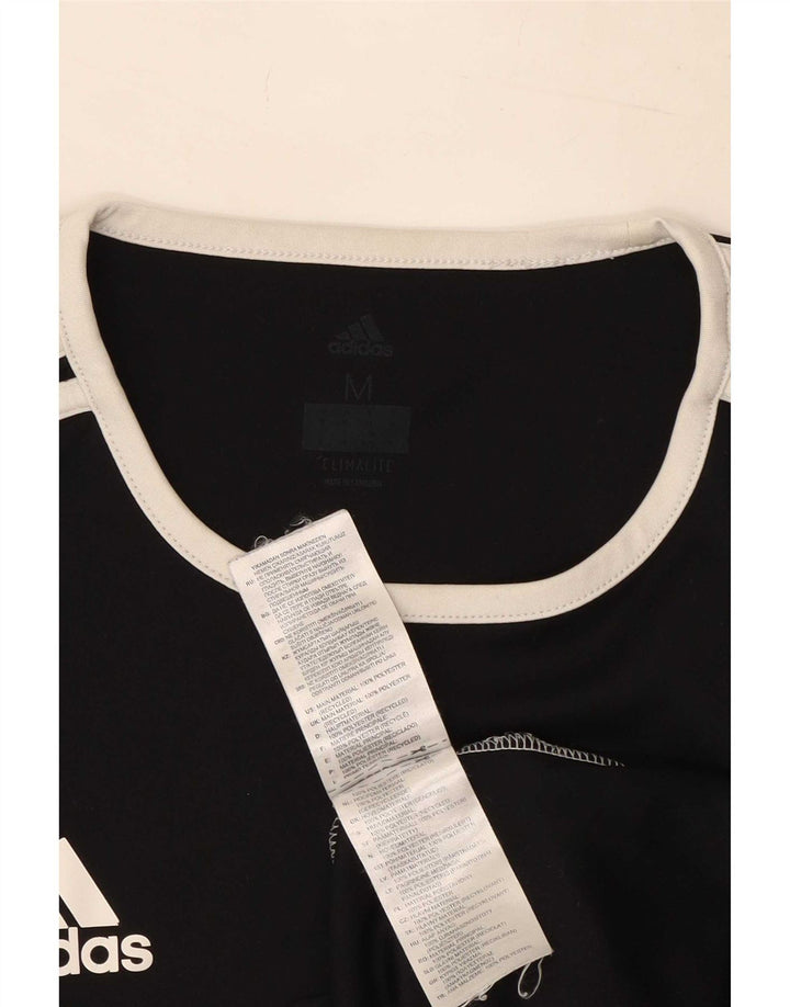 Ανδρικό T-Shirt Climalite Adidas Top Medium Black Colourblock Πολυεστέρας