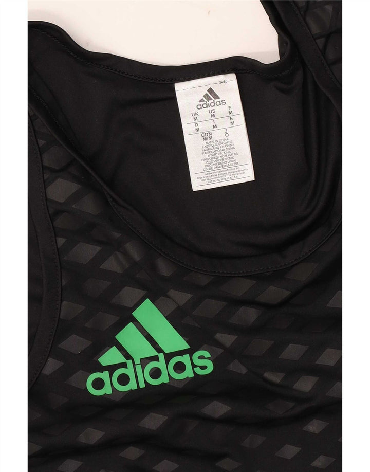 Ανδρικό γραφικό γιλέκο Adidas Top Medium Black Argyle/Diamond Polyester