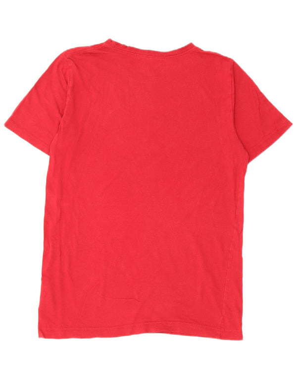 JORDAN Boys T-Shirt Top 13-14 Years XL Red Cotton