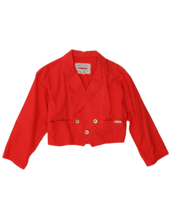 Carrera Γυναικείο Μπουφάν Blazer με διπλό στήθος Crop UK 10 Small Red