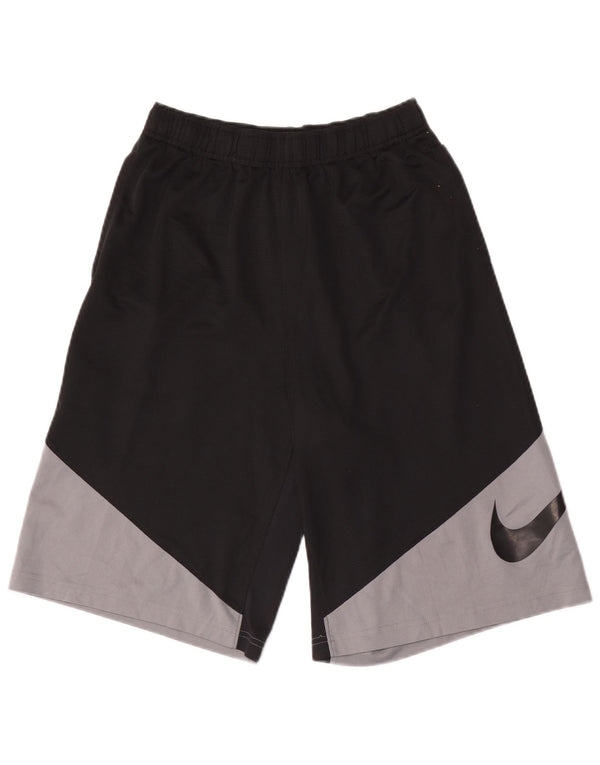 Γραφικό αθλητικό σορτς Nike Boys Dri Fit 13-14 ετών XL μαύρο χρώμα