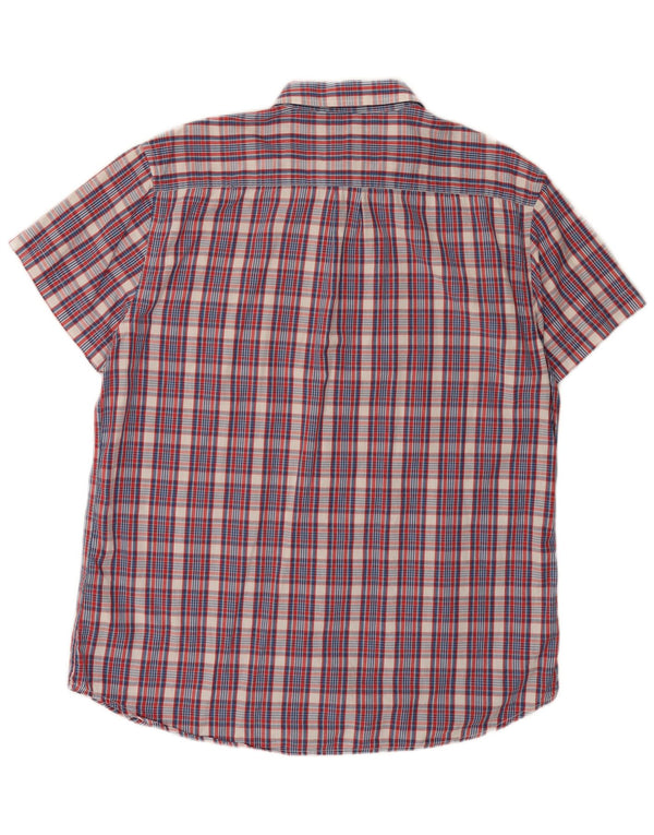 WRANGLER Ανδρικό κοντομάνικο πουκάμισο κανονικής εφαρμογής 2XL πολύχρωμο καρό