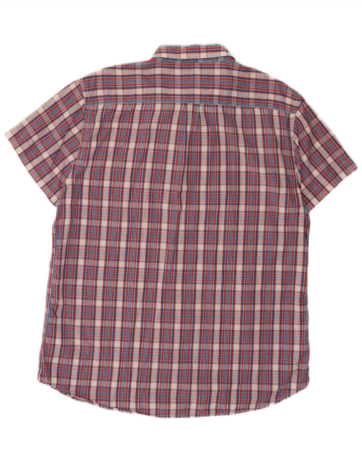 WRANGLER Ανδρικό κοντομάνικο πουκάμισο κανονικής εφαρμογής 2XL πολύχρωμο καρό