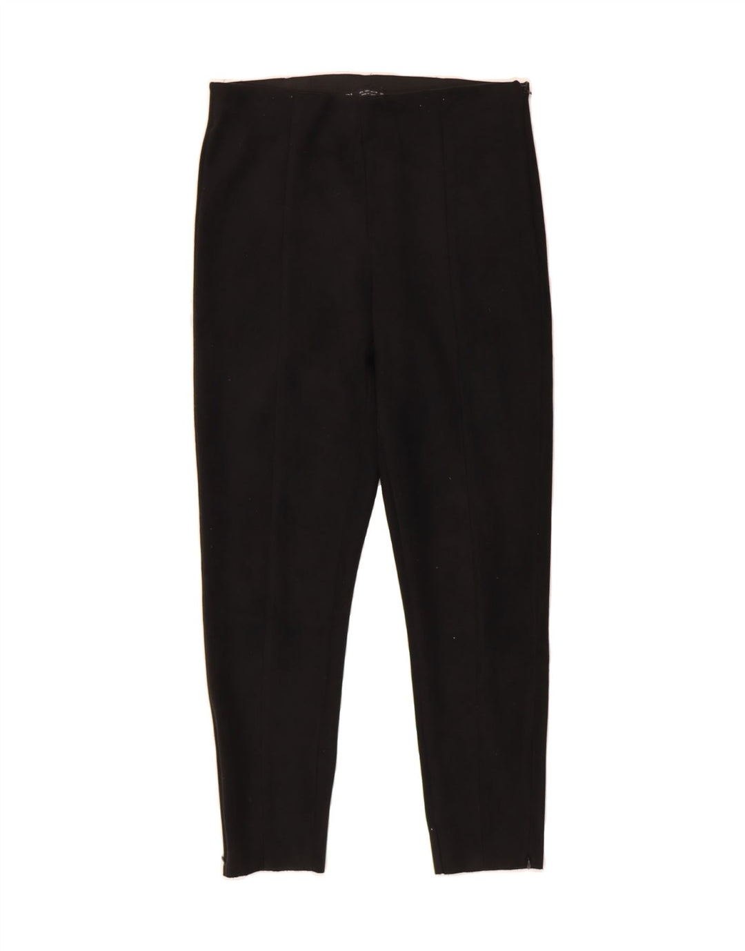 ZARA Womens Tapered Casual Trousers Large W32 L29 Black Polyester Vintage Zara and Second-Hand Zara from Messina Hembry 
