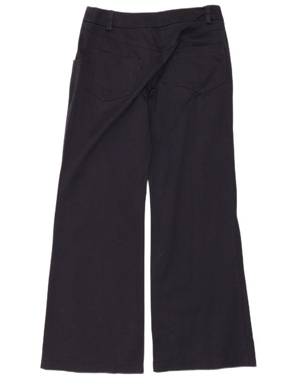 Max & Co. Γυναικεία ανοιχτό πόδι casual παντελόνι UK 8 Small W28 L28 Navy Blue