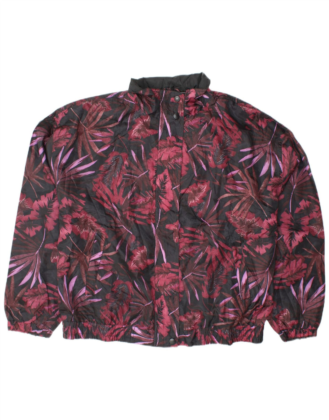 R&R Γυναικείο υπερμεγέθη Bomber Jacket UK 14/16 Μεγάλο πολύχρωμο φλοράλ