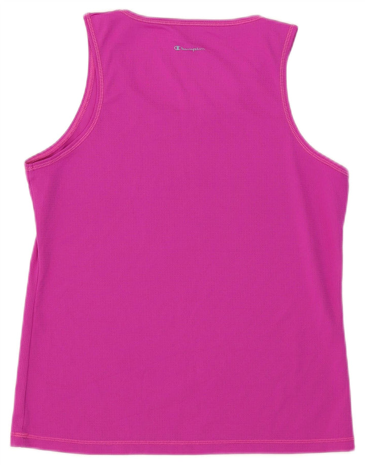 Champion γυναικείο γιλέκο UK 12 Medium Pink Polyester