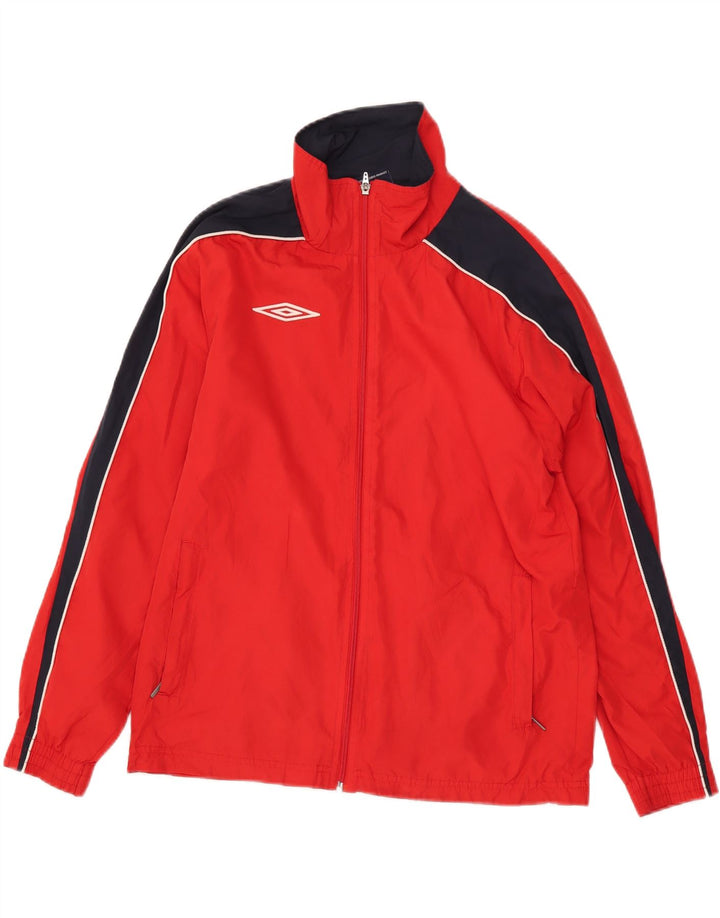 Ανδρική φόρμα γυμναστικής γραφική Umbro Top Jacket Μικρό Κόκκινο Colourblock Πολυεστέρας