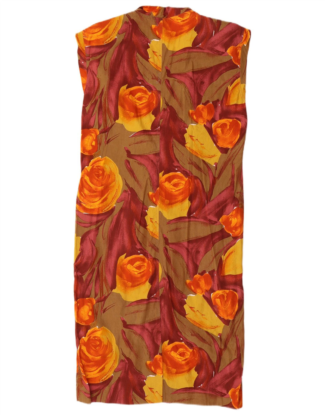 Vintage Γυναικείο Αμάνικο Φόρεμα Shift IT 44 Medium Πολύχρωμο Floral