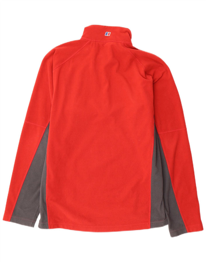 Ανδρικό φερμουάρ Berghaus Fleece Jumper με μεγάλο κόκκινο χρώμα πολυεστέρα