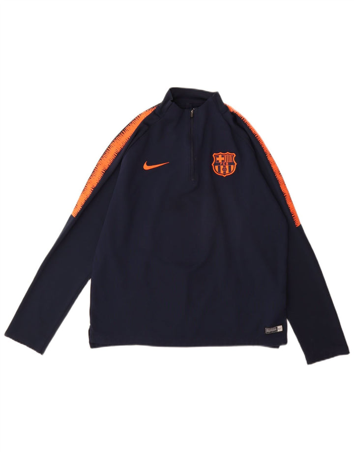 NIKE Boys Graphic Pullover αθλητική φόρμα 13-14 ετών Navy Blue Colorblock