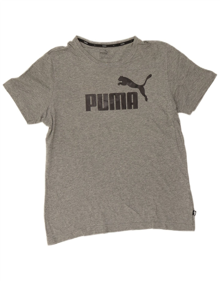 Ανδρικό γραφικό T-Shirt Puma Top Large Grey