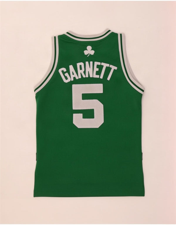 Γραφικό γιλέκο Adidas Boys Boston Celtics Top 11-12 ετών Small Green