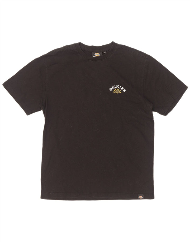 Ανδρικό γραφικό μπλουζάκι Dickies, μικρό μαύρο βαμβακερό